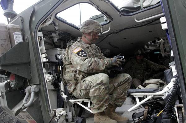 Первые колонны американской военной техники начали движение по территории Эстонии для участия в очередных совместных учениях