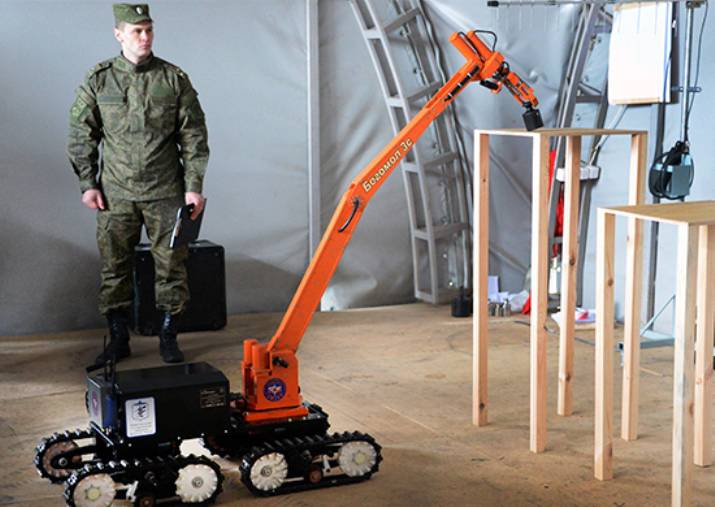 In the Moscow region completed the first comparative tests of robots developed by defense enterprises