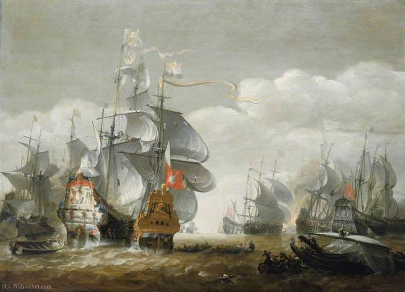 영국과 네덜란드 사이의 해상 경쟁. 로우스토프트 전투