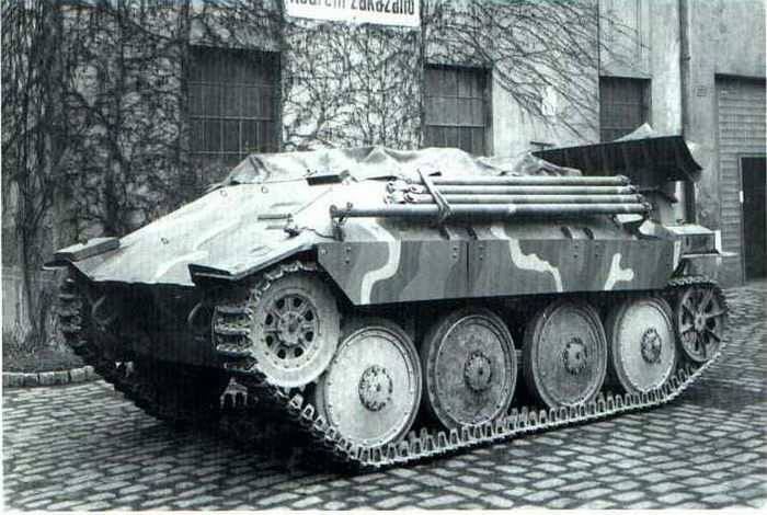 Armored recovery vehicle Bergepanzer 38 (t), Germany