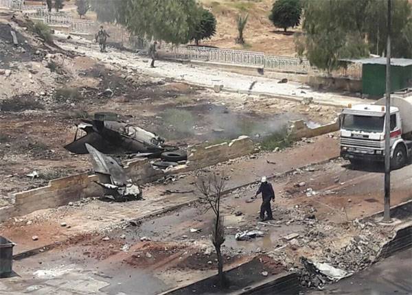 In Syria, the MiG-21 air force fighter ATS crashed. The pilot died