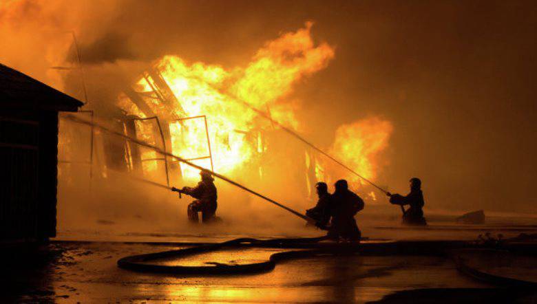 En el sitio de prueba de Ashuluk hubo un incendio causado por el encendido del motor de cohete