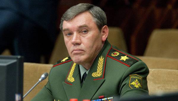 Valery Gerasimov: "Patience with the situation in Syria ends with us, not with the Americans"