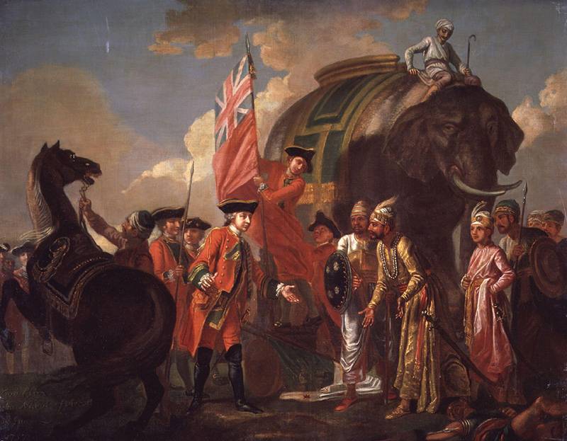 Saingan Anglo-Prancis ing India. Peperangan Plassey