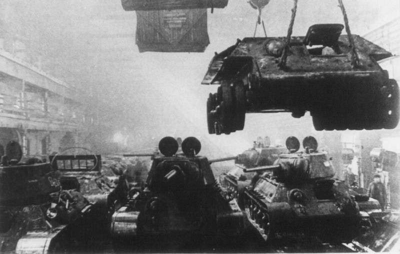 Evacuation of the tank industry at the beginning of World War II