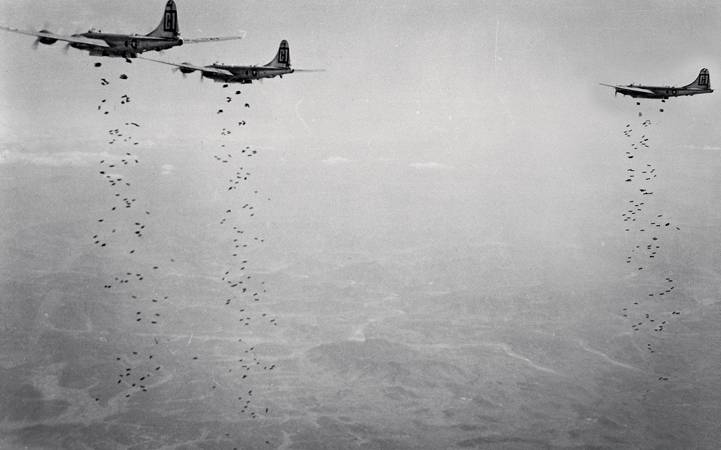 Duelos "bombardeio de tapetes" da Segunda Guerra Mundial