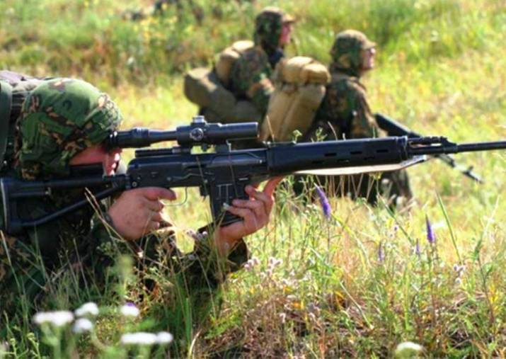 Training of snipers of the Russian military base began in the mountains of Armenia