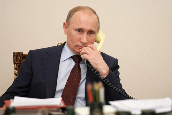 What did the presidents of Russia and the USA talk on the phone