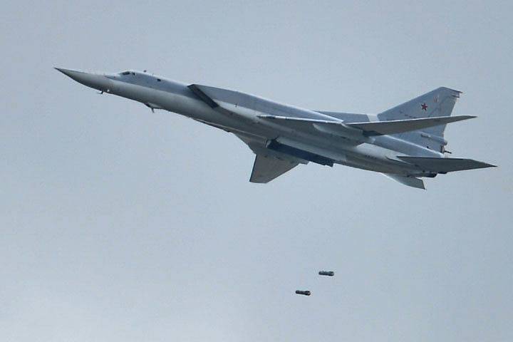 Tu-22M3 worked on the militants in Syria