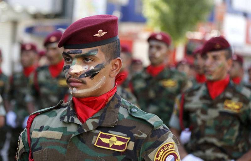 Desfile militar en Bagdad