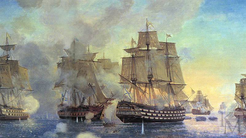 18 세기 후반의 스웨덴 revanchism에 대한 러시아의 투쟁. Hogland 전투