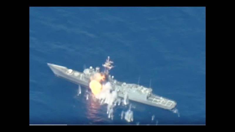 Old American frigate showed "astonishing vitality" (video)