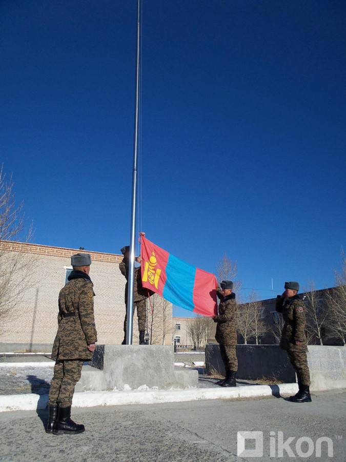 Das kampffertigste Gelände der mongolischen Armee