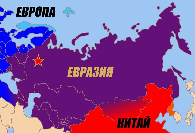 Рисунок евразия россия