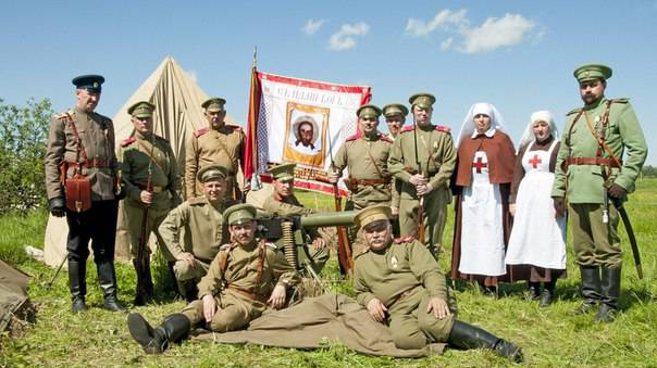 군사 역사 축제 "시베리아 화재"