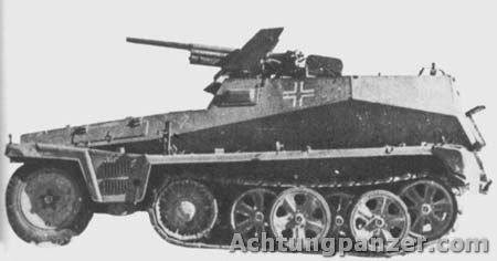 Боевая разведывательная машина Sd.Kfz.250/10 (Германия)