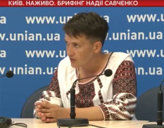 Савченко заявила, что Порошенко посылал украинцев на смерть