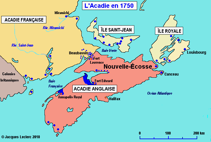 阿卡迪亚的结束。 英国如何安排种族灭绝和将法国人口驱逐到加拿大海岸