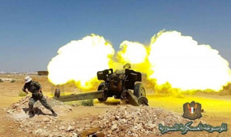 В Сирии впервые применены российские управляемые снаряды «Краснополь»