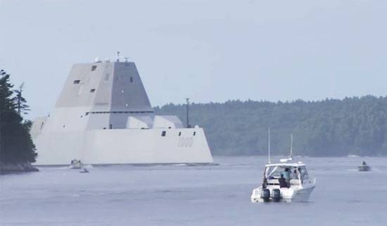 Американский эсминец DDG-1000 Zumwalt направился к месту несения боевого дежурства