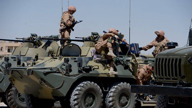Das Verteidigungsministerium erklärte die Notwendigkeit des Einsatzes der russischen Einsatzkräfte in Syrien