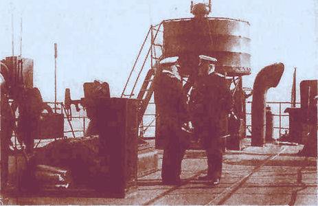 হলুদ সাগরে যুদ্ধ 28 জুলাই, 1904 পার্ট 2। স্কোয়াড্রন ভি কে ভিটগেফ্টের দ্বারা গৃহীত হয়েছিল।