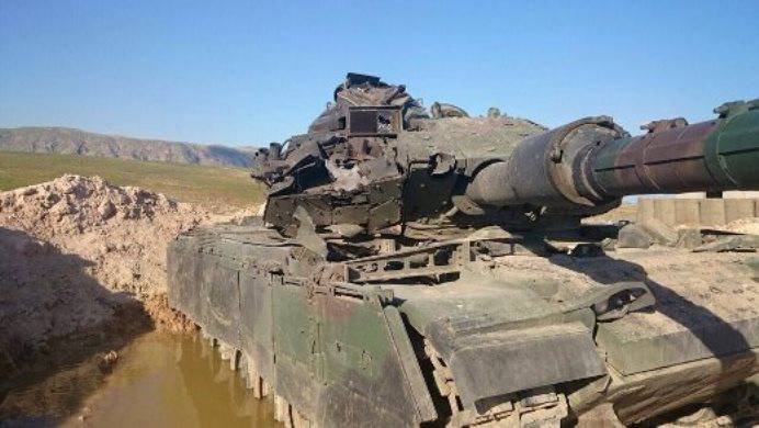Medios: en Siria, los tanques M60T se están quemando como velas