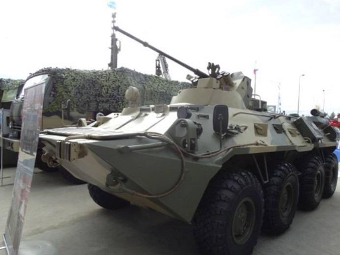Sotilas-teollinen kompleksi on kehittänyt vaihtoehtoja BTR-82:n päivittämiseen