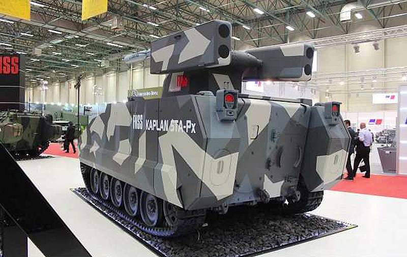 展覧会Eurosatory 2016の足跡で：装甲車の開発における傾向。 5の一部