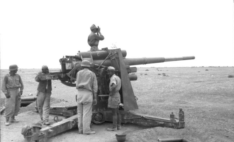 Anti-aircraft guns against tanks. Part 2