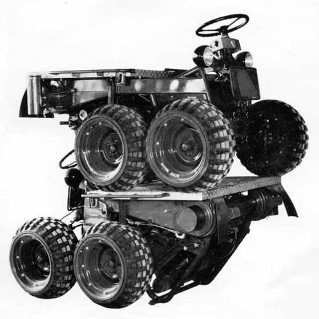 Levegős összecsukható autó FAUN Kraka-640