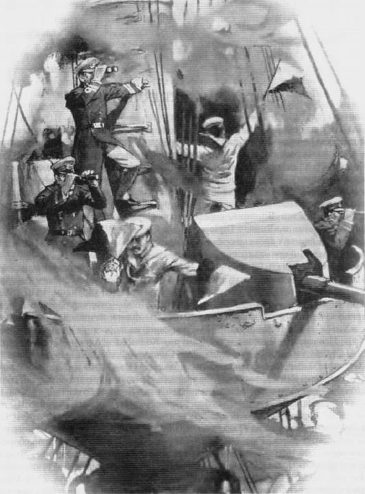Croașătorul blindat „Asama” în bătălia de la Capul Shantung, partea a II-a. Cronologia participării