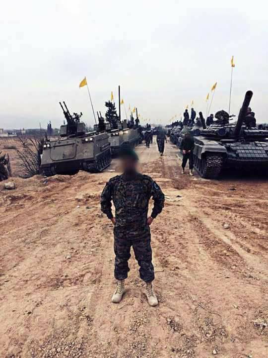 Na Síria, passou uma revisão de armas do Hezbollah