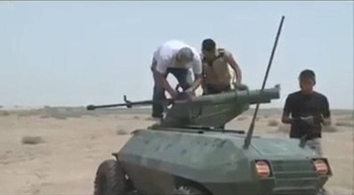 Дистанционно управляемая боевая машина Al-Robot (Ирак)