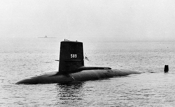 在1968，美国核潜艇以绝密任务前往俄罗斯（并没有返回）