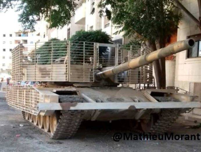 Los petroleros sirios recibieron un nuevo T-72 "ultra-protegido"