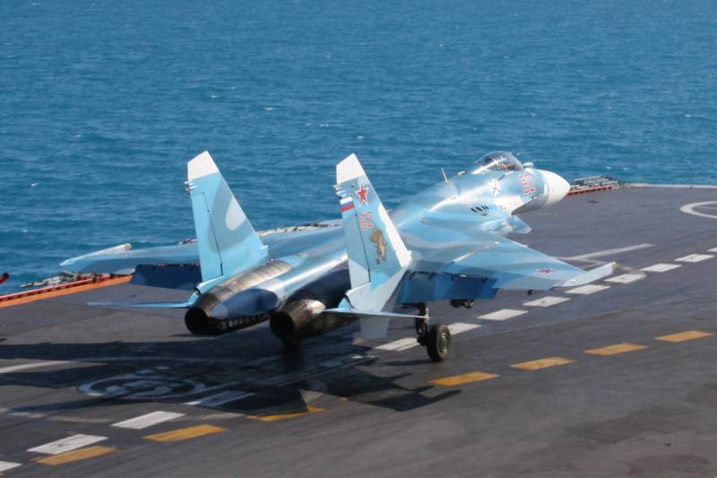 Радиус действия авиакрыла «Адмирала Кузнецова»