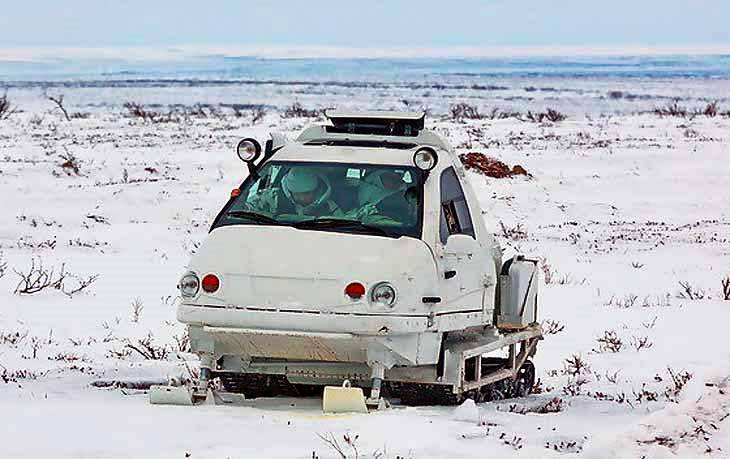 Ministério da Defesa recebeu um lote de snowmobiles "Berkut" para o grupo do Ártico