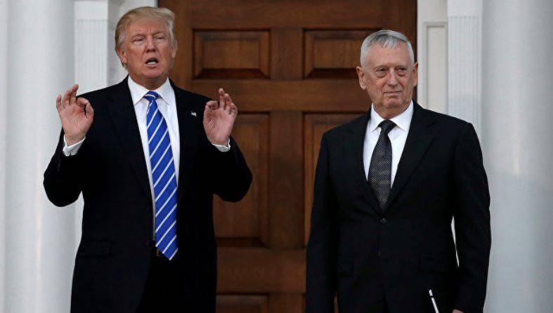 Media: the post of head of the Pentagon, Trump chose a retired General James Mattis