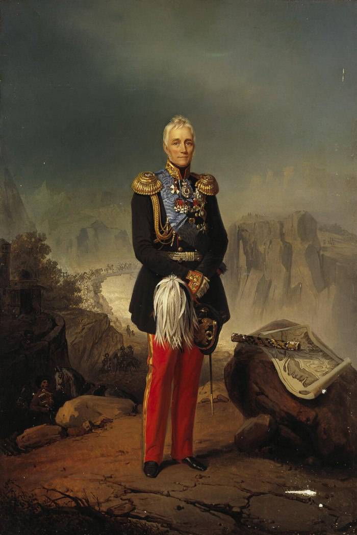 E.V. Semenov. 창조주. Most High Prince M. S. Vorontsov의 초상화. 기억의 160 기념일. H. 4