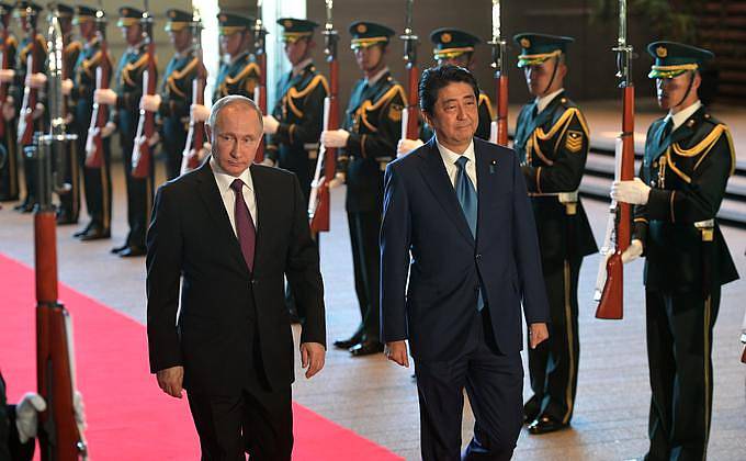 Declarações do Presidente da Rússia sobre os Kuriles após reunião com o primeiro-ministro japonês