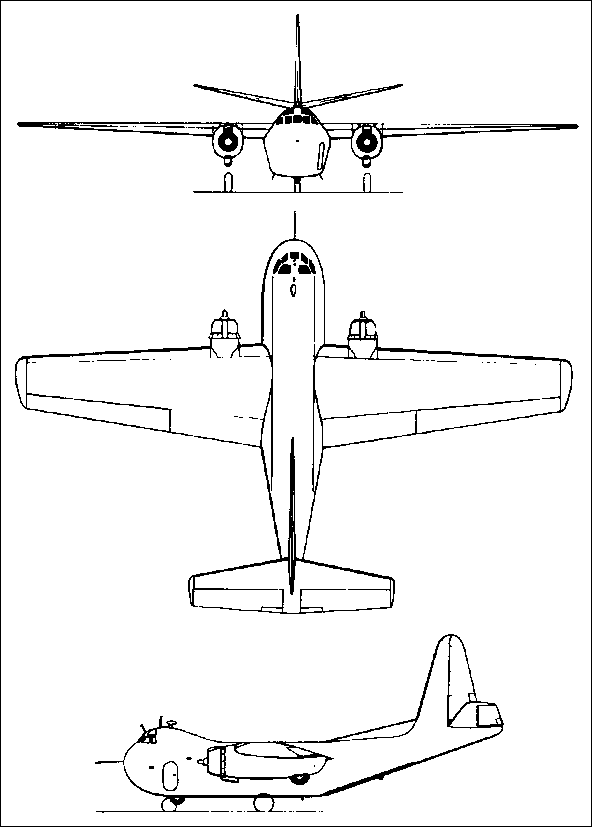군사 수송 비행기 Budd RB-1 / C-93 Conestoga (미국)