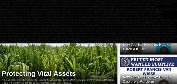 Hackers broke into the FBI USA site