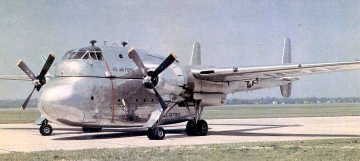 Askeri nakliye uçakları Fairchild XC-120 Pack Plane (ABD)