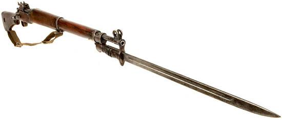 One in three faces. Sergeant York's rifle