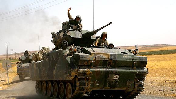 土耳其向叙利亚派遣了数千名士兵