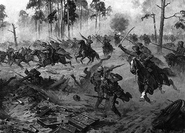 Strategische Kavallerie. Russische Kavallerie in den baltischen Staaten im April - Mai 1915 c