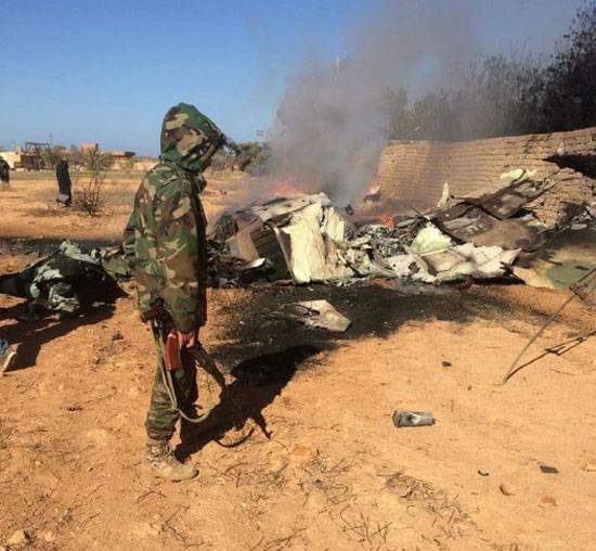 Militants using MANPADS shot down MiG-23 air force of Libya