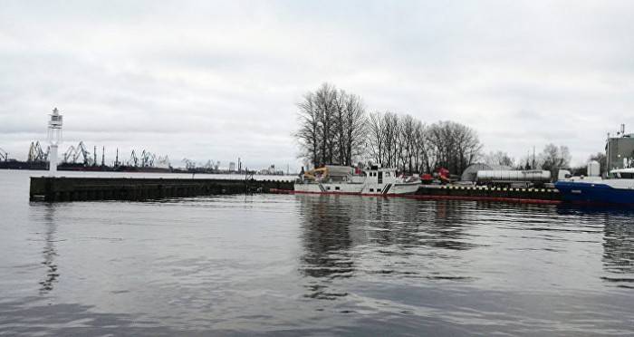 В Латвии затонул патрульный корабль