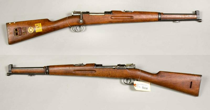 Carabin M1894 chambered for 6,5x55 mm. 